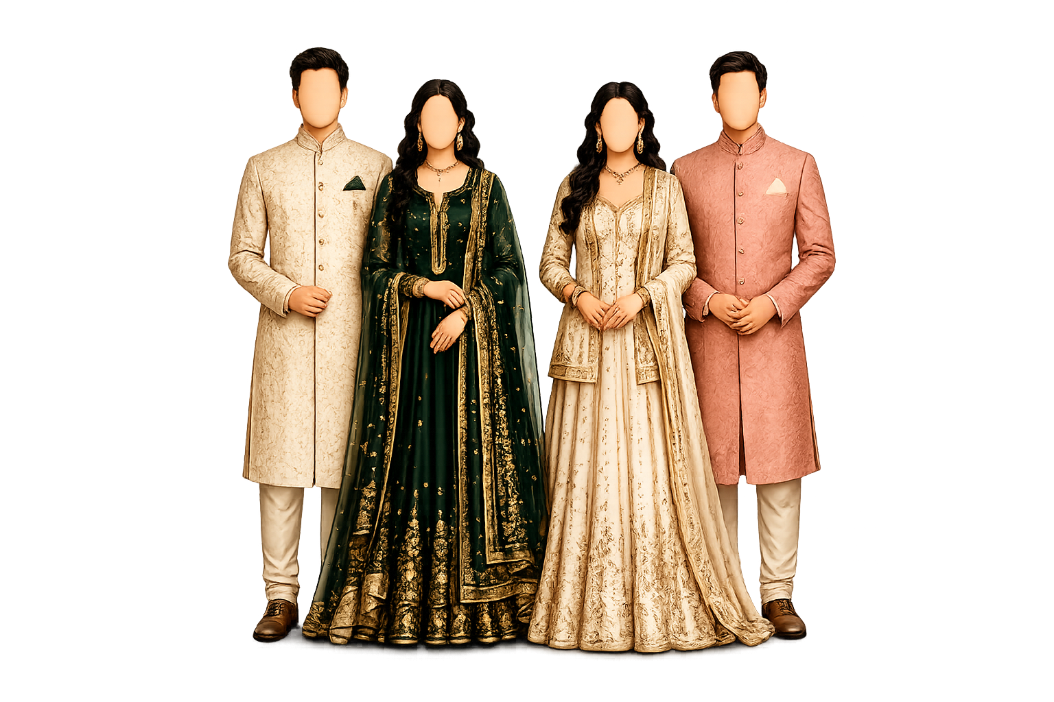 Wedding Ceremony & Reception dress code inspiration